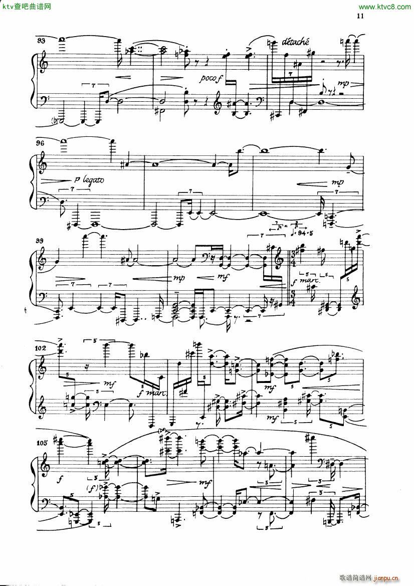 Carter Night Fantasies(钢琴谱)14