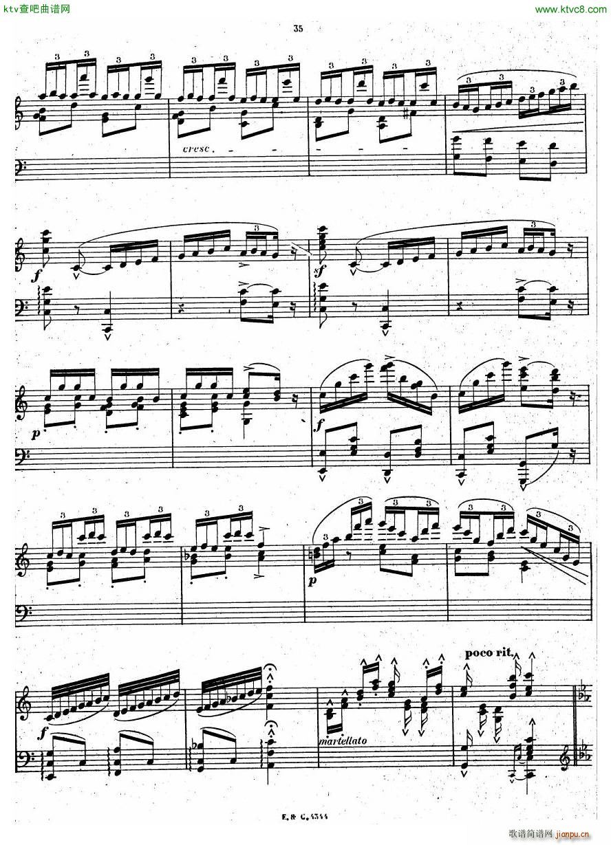 chaminade six feuillets 2(钢琴谱)16