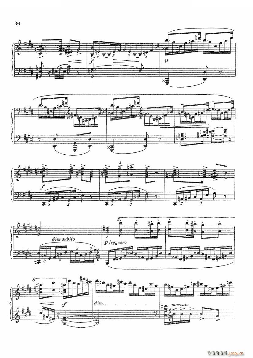 Bax Sonata No 3 Sonata No 3(十字及以上)35