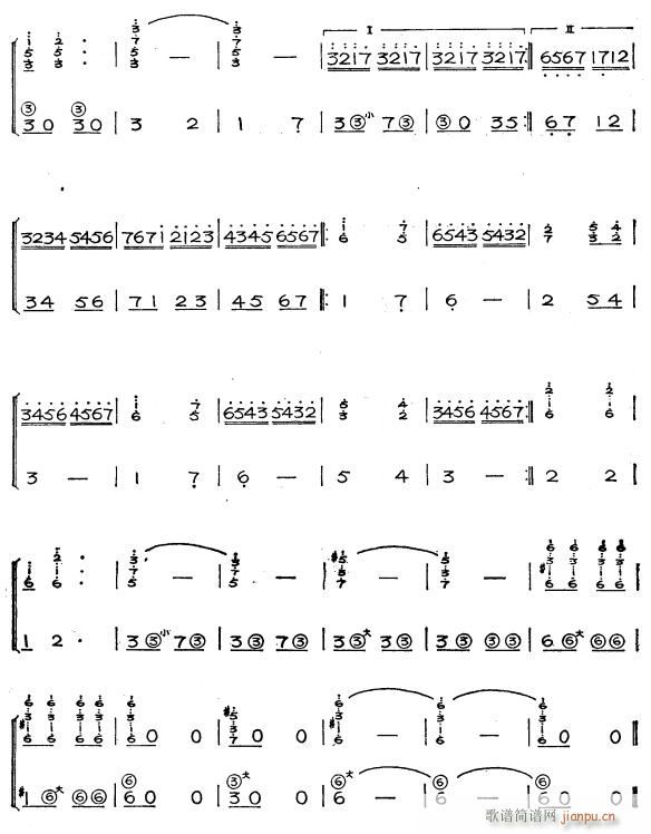 少年犯4(手风琴谱)1