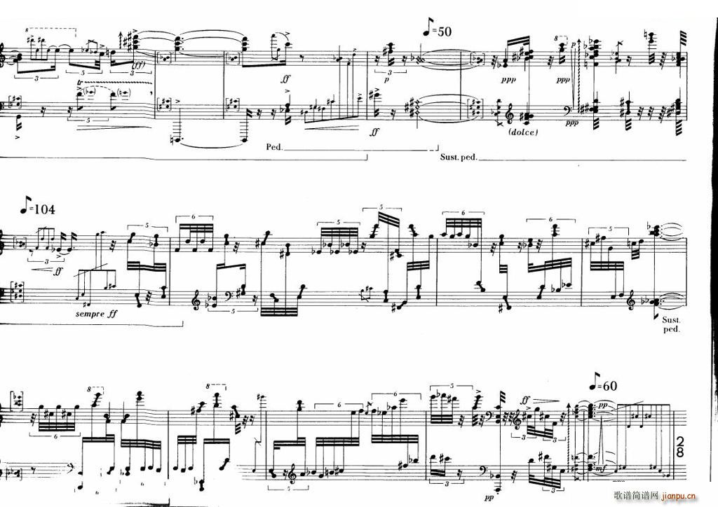 Berio Sequenza IV Sequenza IV(十字及以上)9