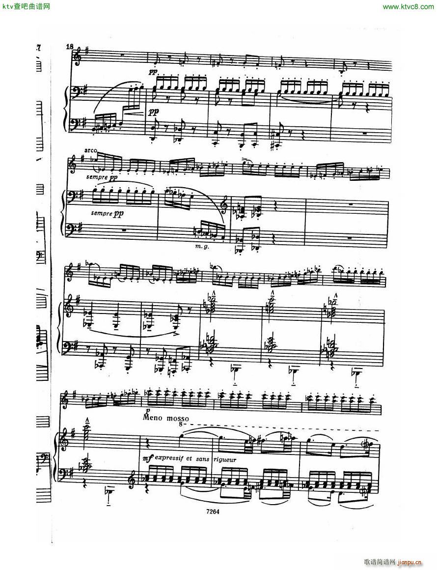 Debussy Violin Sonata Pn(钢琴谱)17