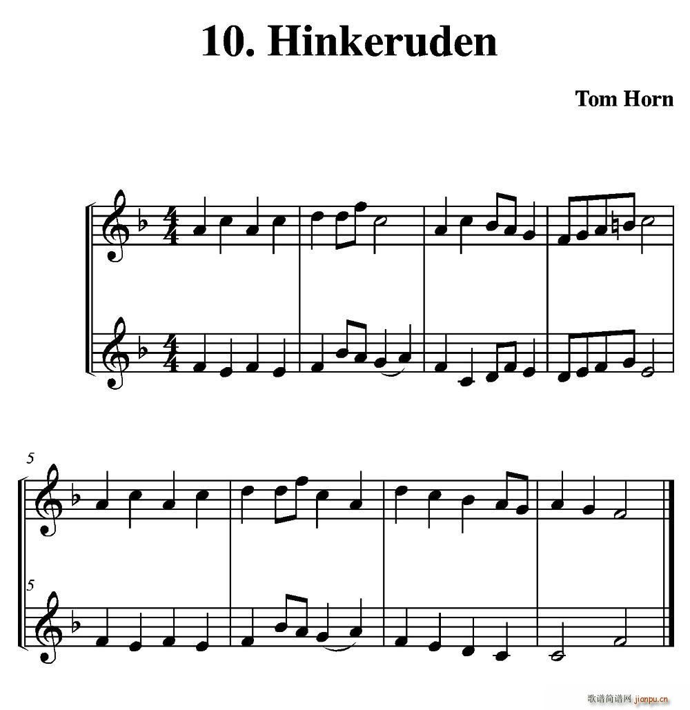 Hinkeruden 简易二重奏(总谱)1