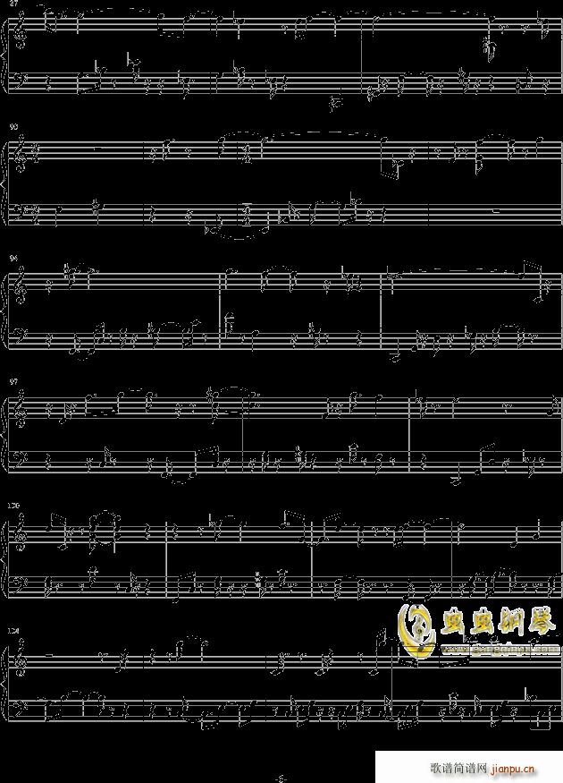微雨(钢琴谱)6