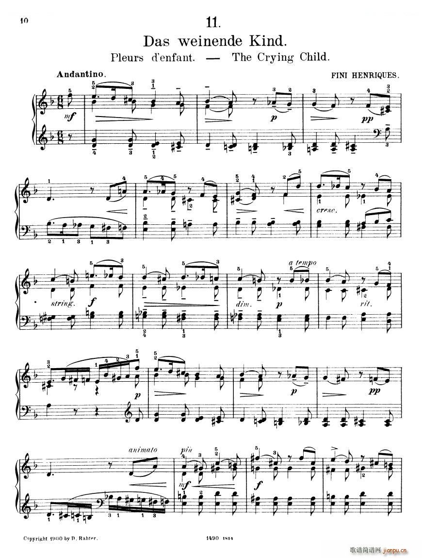 Henriques bilderbuch heft 2 heft 2(十字及以上)9
