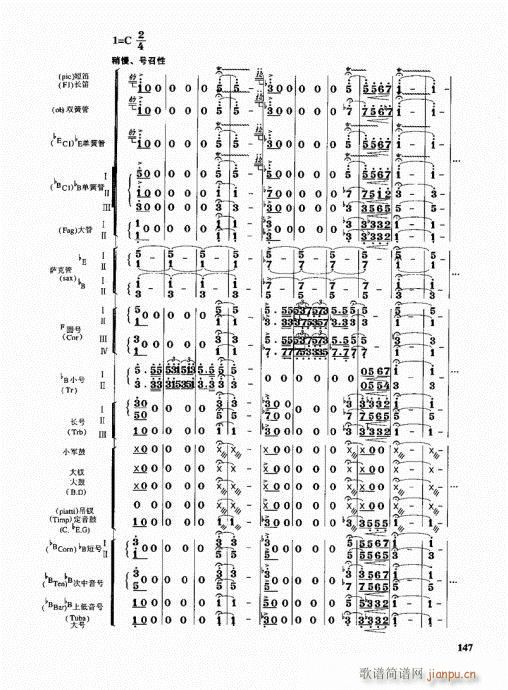 管乐队编配教程141-160(十字及以上)7