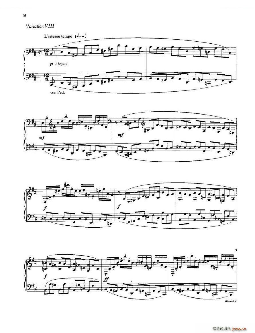 Britten 12 Variations 12 Variations(十字及以上)8