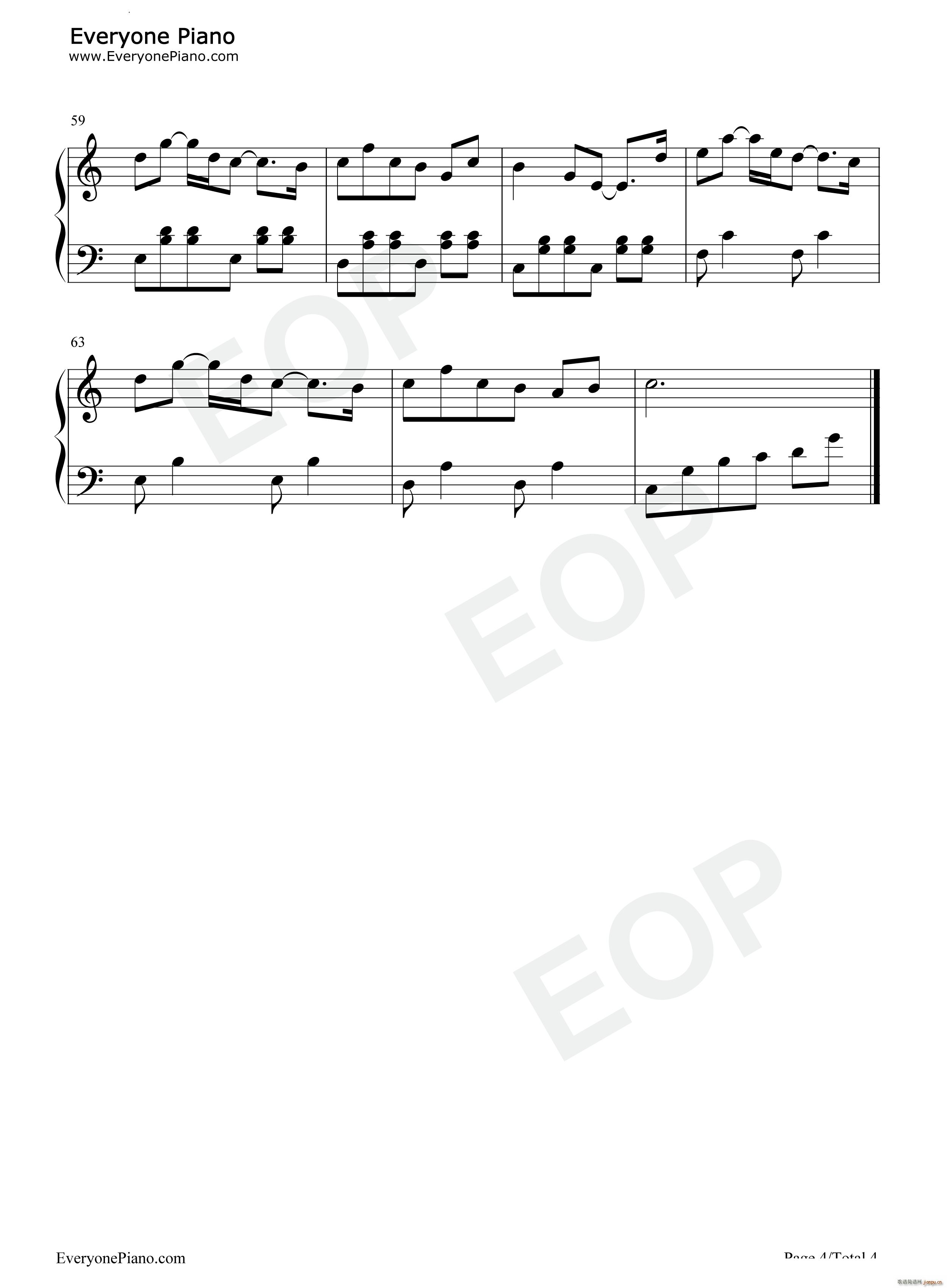 猫的舞步(钢琴谱)5