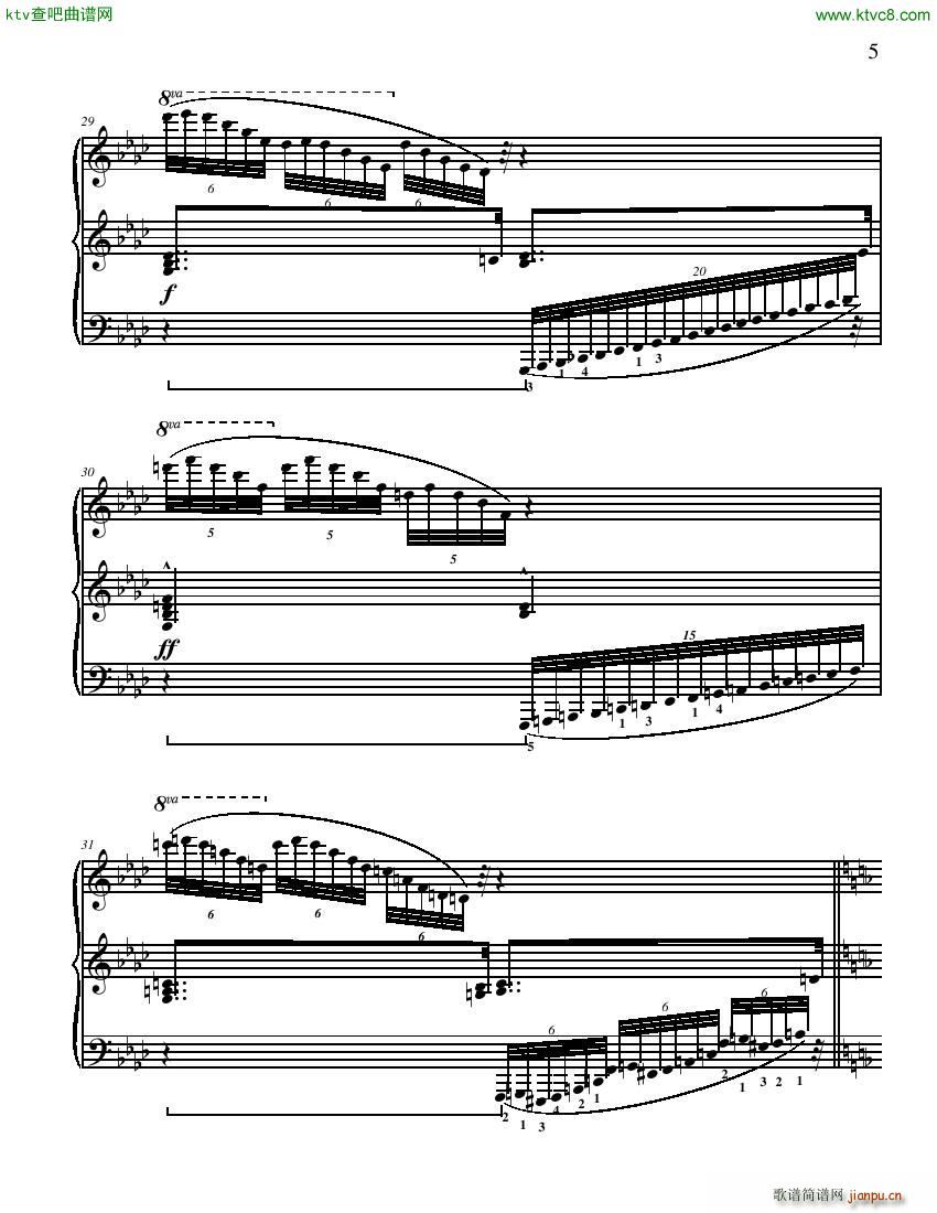 Filtsch op8 etude(钢琴谱)5