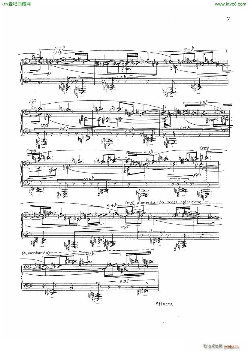 finnissy michael verdi transcription no 01(钢琴谱)9