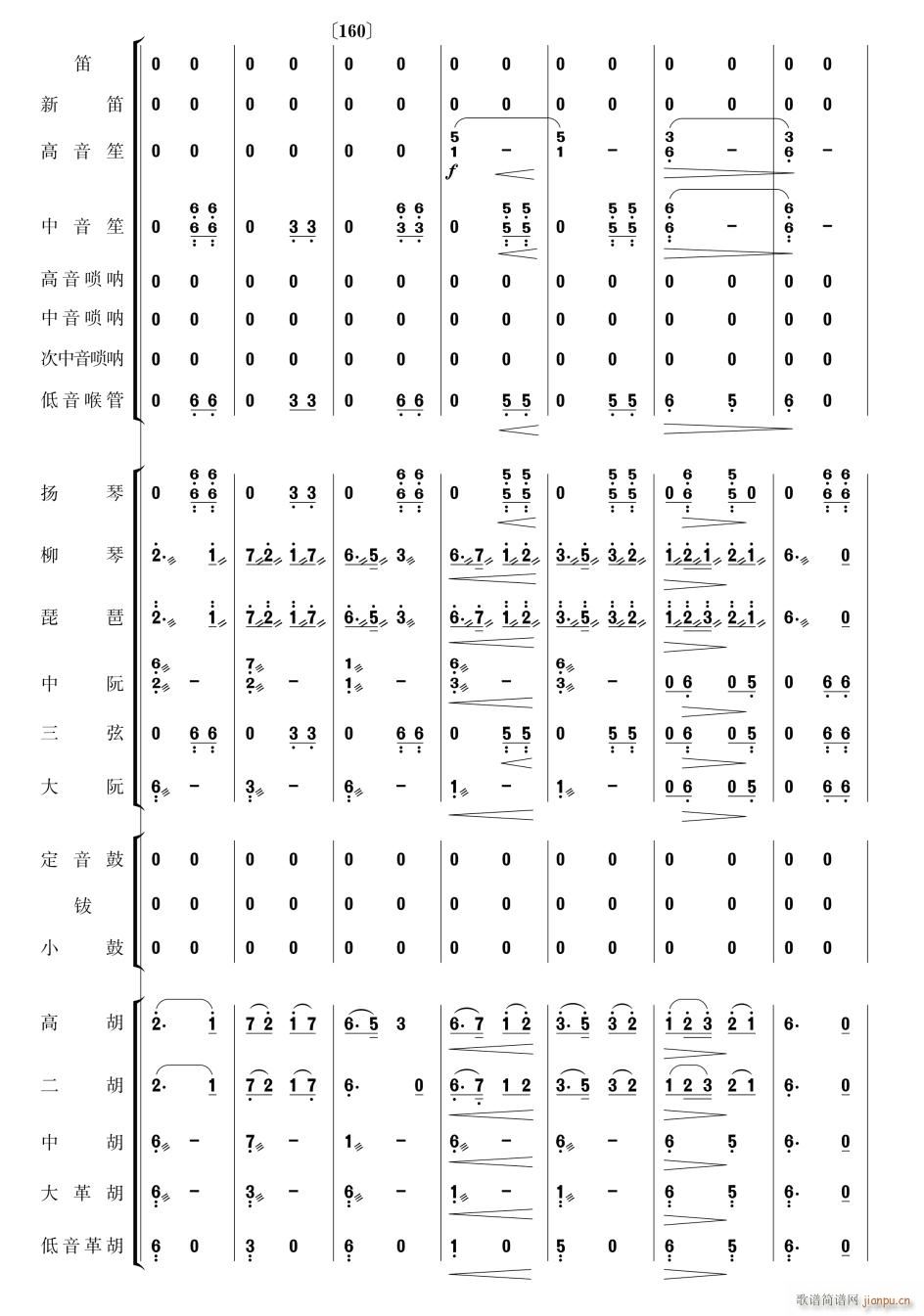 瑶族舞曲 民乐合奏 27(总谱)1