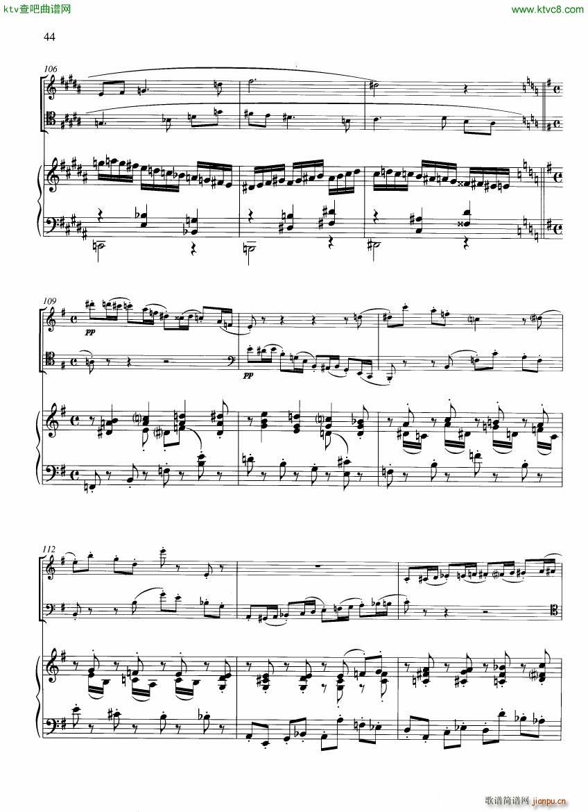 Francaix Trio for oboe bassoon and piano 二(钢琴谱)17