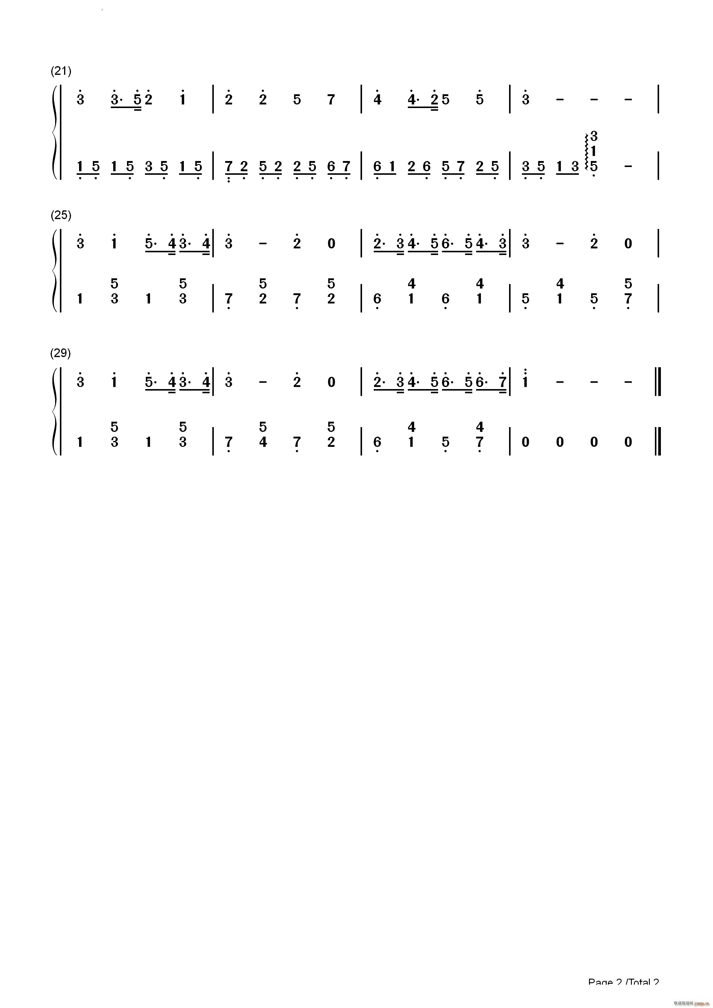 In the Night Garden Opening Theme花园宝宝片头曲(钢琴谱)5