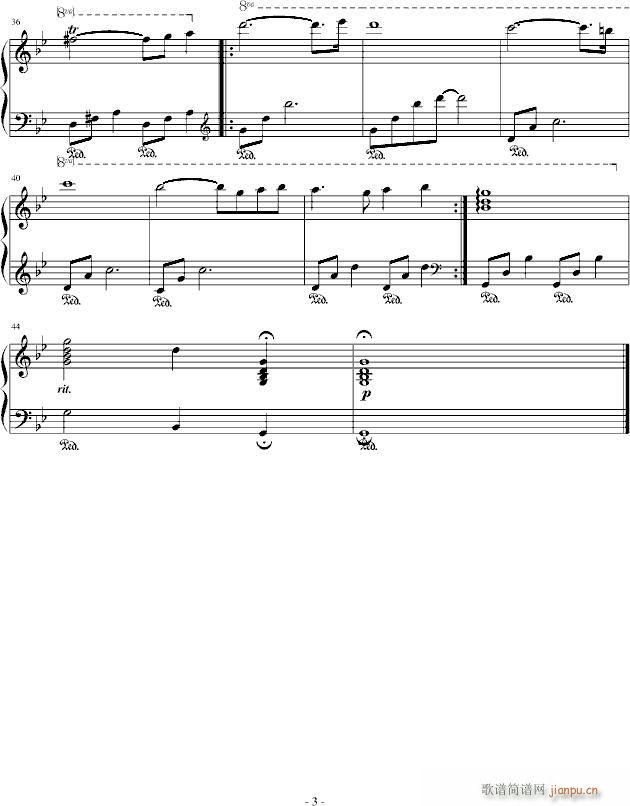 The Silence Night(钢琴谱)3