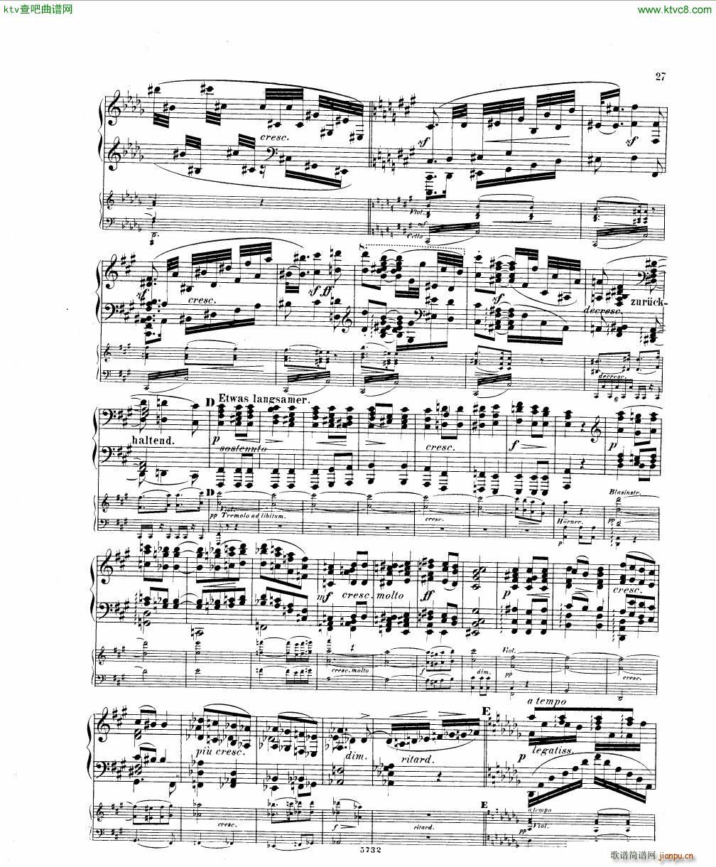 Fuchs Piano concerto Op 27 I(钢琴谱)25