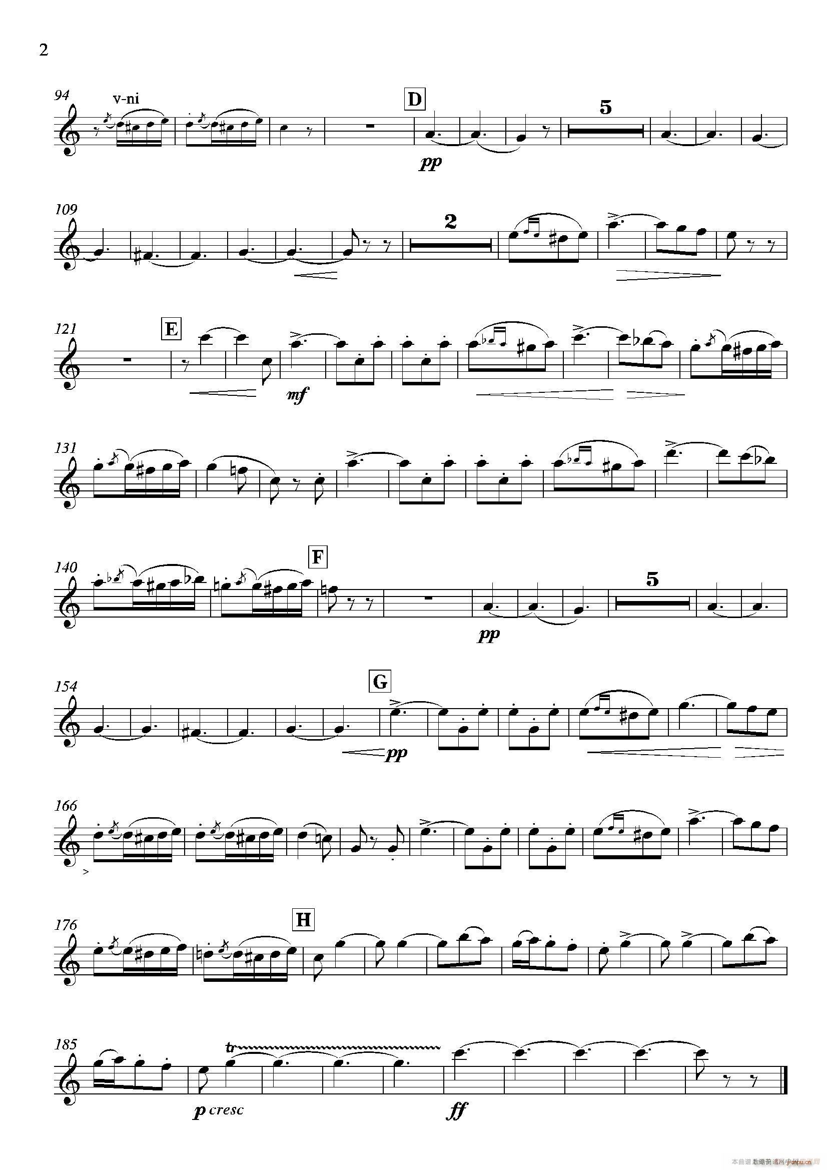 Brindisi La Traviata 管弦乐队(十字及以上)9