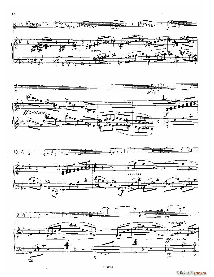 Bowen Viola Sonata No 1 part 2(钢琴谱)10