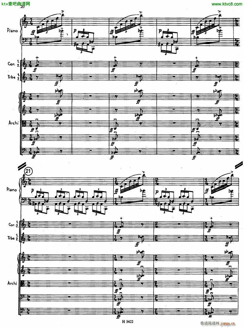 Fiser concerto da camera for piano full score(钢琴谱)18