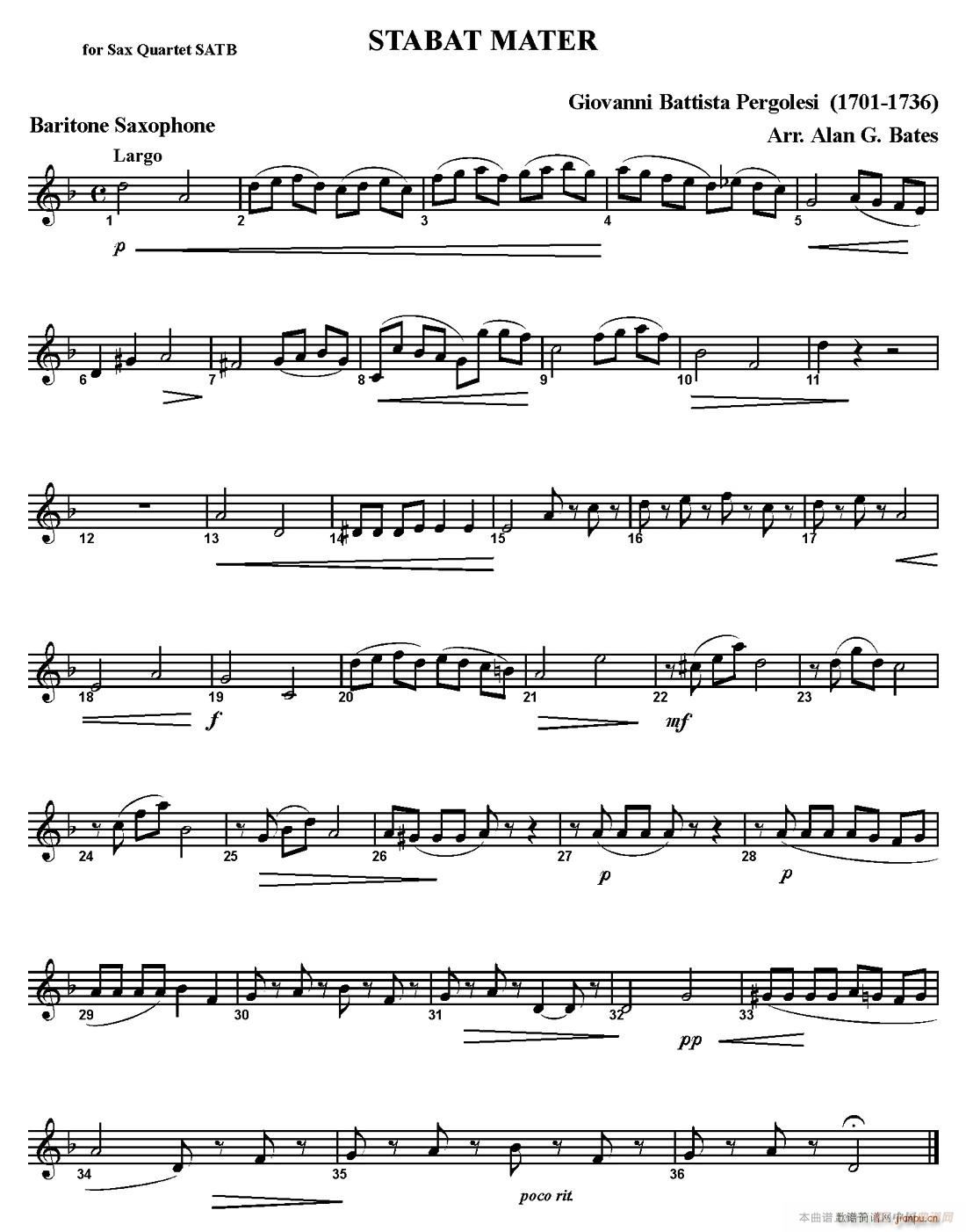 STABAT MATER 四重奏(总谱)5