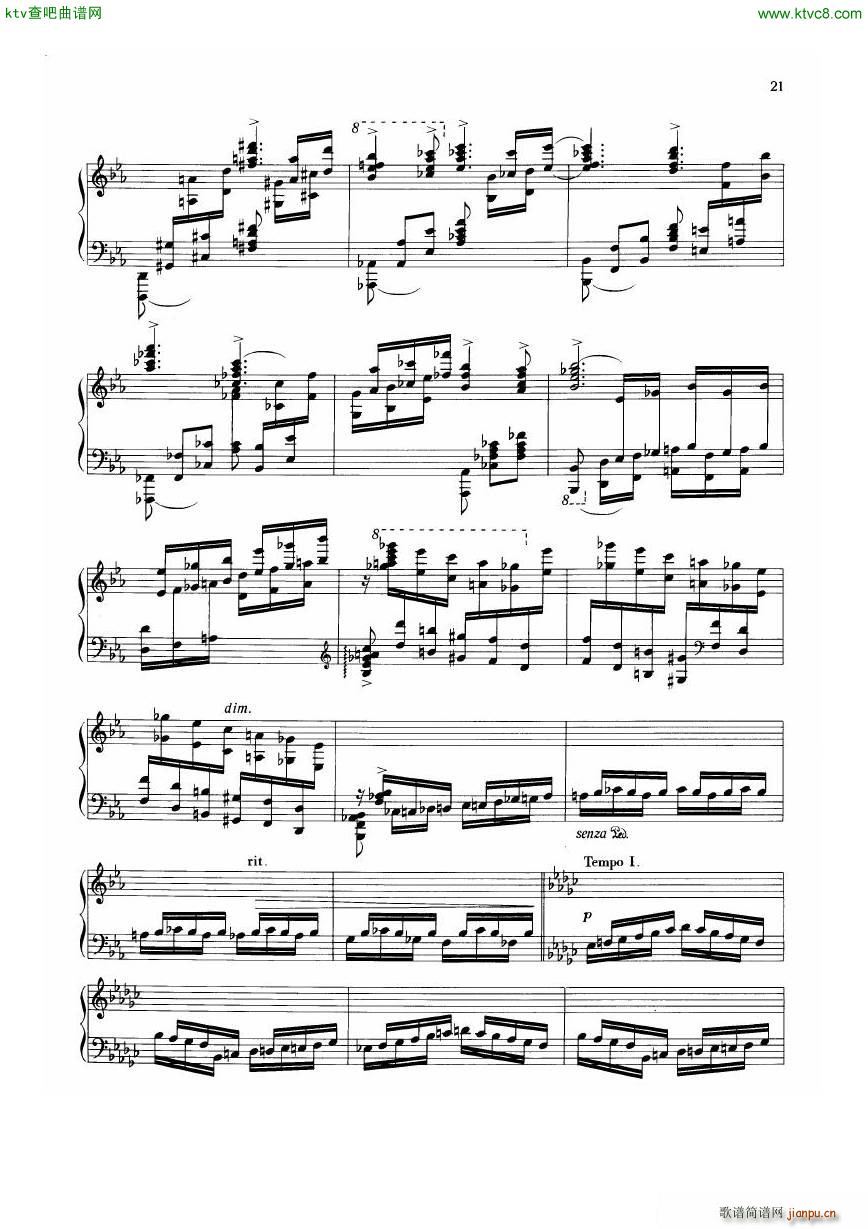 Dohnanyi Etude Op 28 3(钢琴谱)9