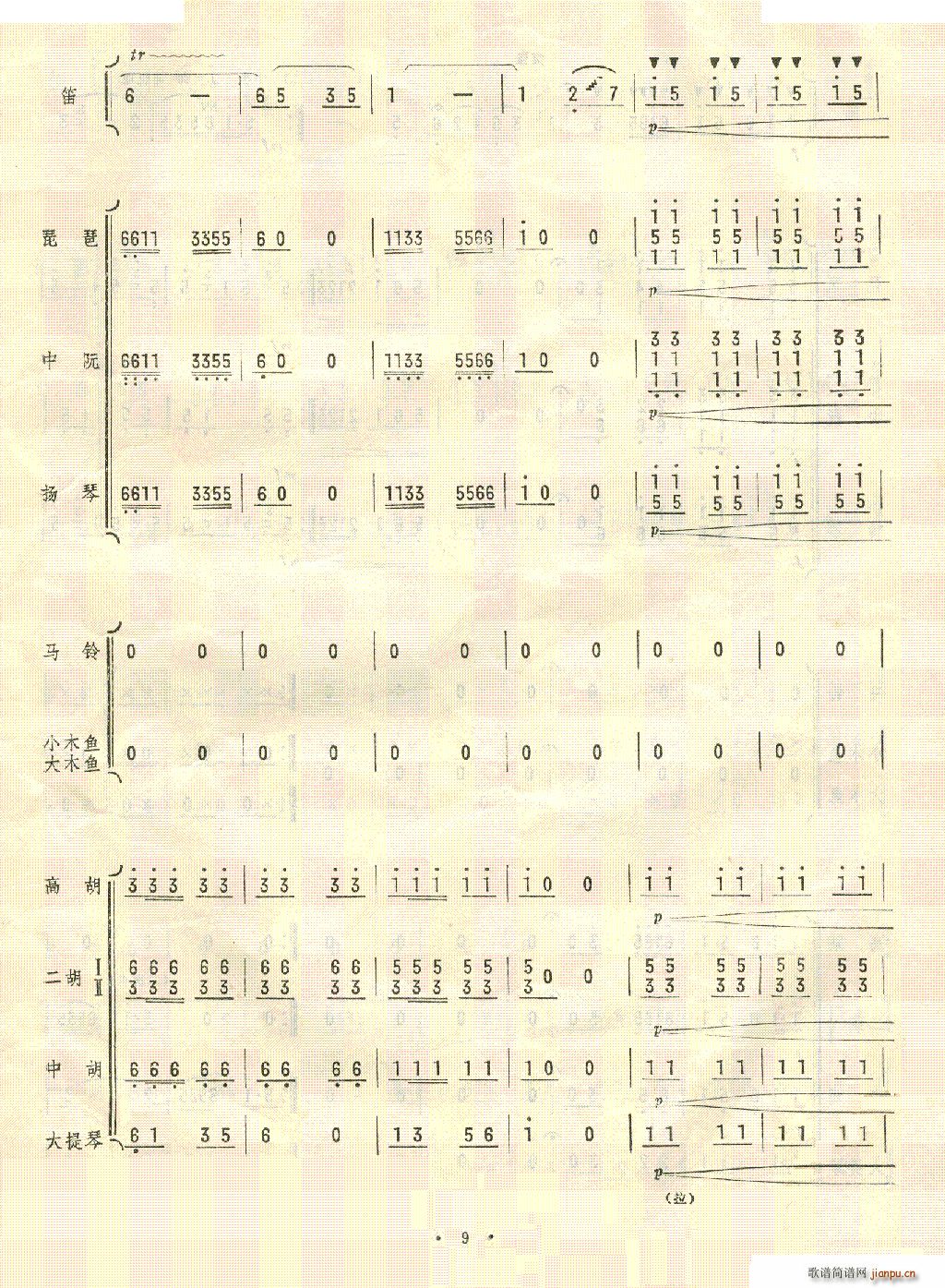 扬鞭催马运粮忙 1 10(总谱)6