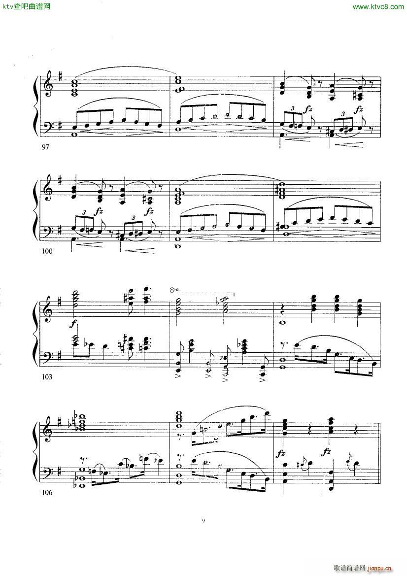 Gershwin Somebody Loves Me Arranged by Ferde Grofé(钢琴谱)9