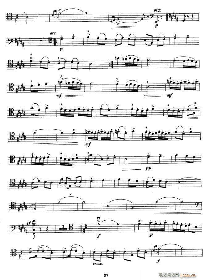 大提琴考级教程 第九级(大提琴谱)9