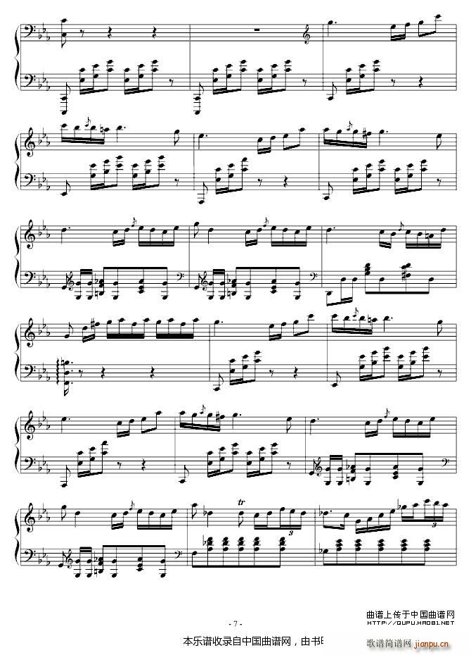 Chopin 大波兰舞曲(钢琴谱)7