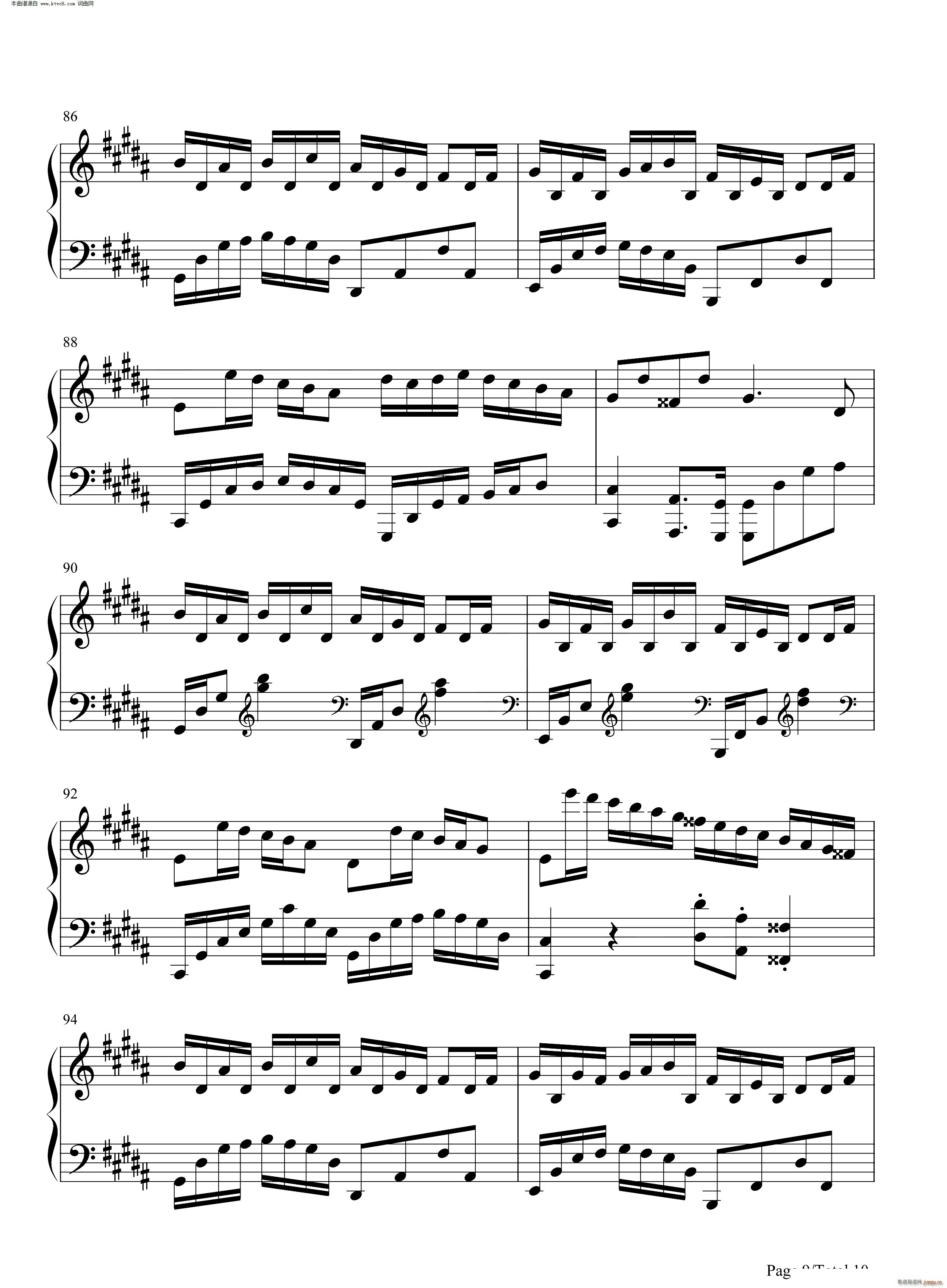 Flower Dance 花舞(钢琴谱)9