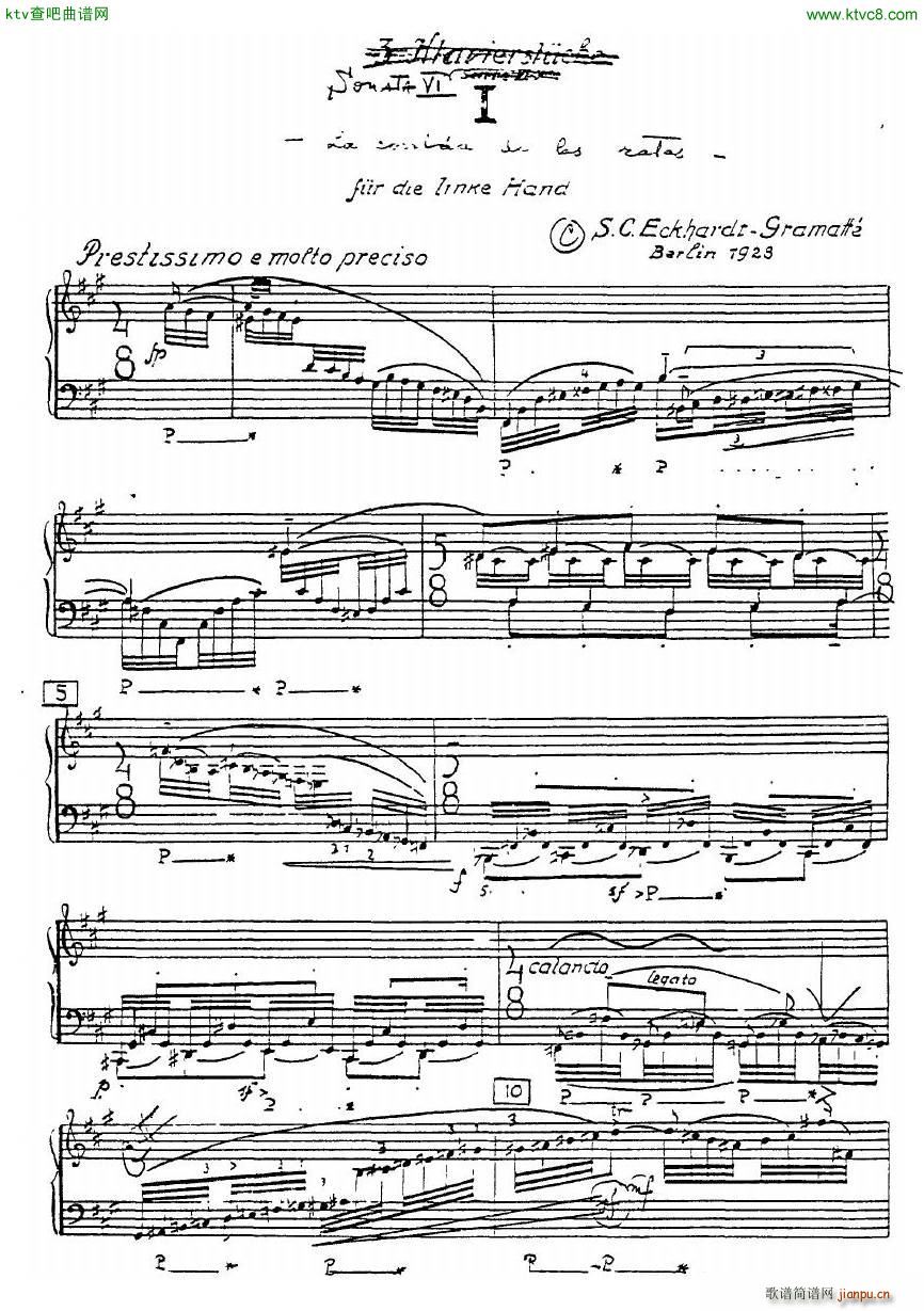 Eckhardt Grammate Sonata no 4(钢琴谱)3