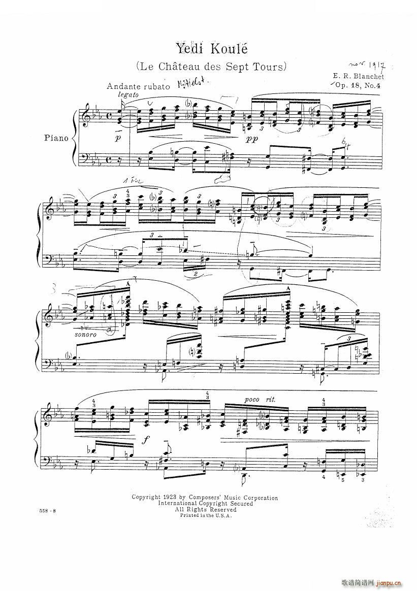 Blanchet Op 18 Turquie Op 18 Turquie(十字及以上)16
