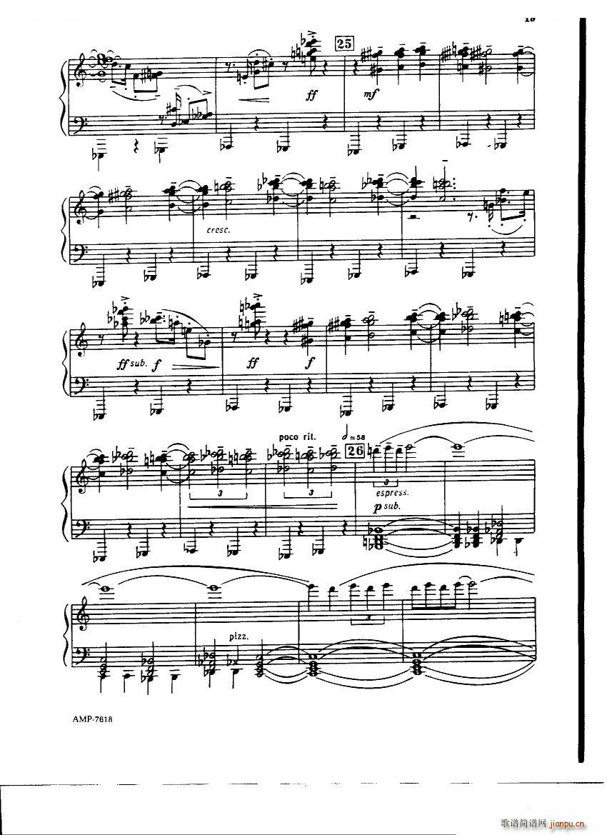 Gubaidulina Sofia Piano Sonata Piano Sonata(十字及以上)17