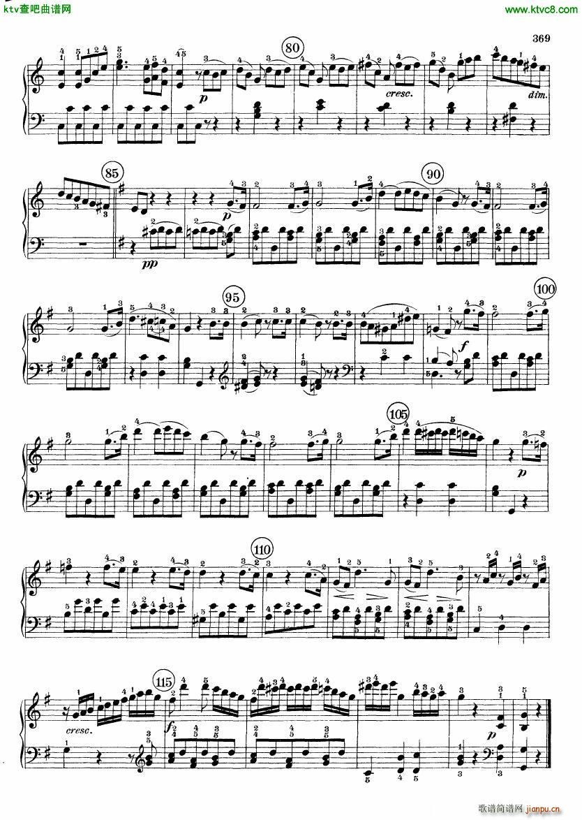 Beethoven op 49 no 2 Piano Sonata(钢琴谱)7