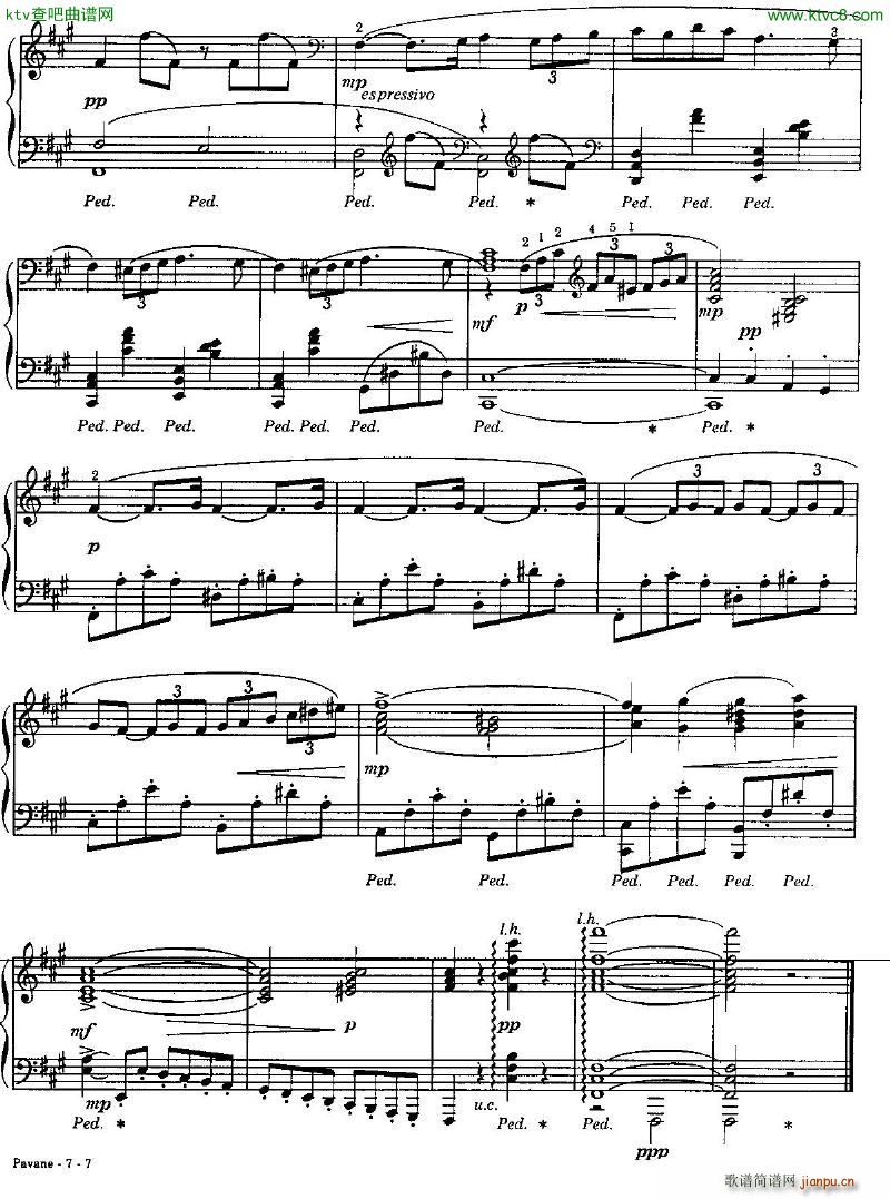 Faure 050 Pavane arr piano solo R Schultz(钢琴谱)7