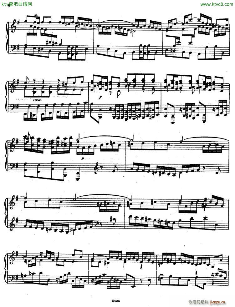 Bach D Albert Prelude and fugue in g major(钢琴谱)8