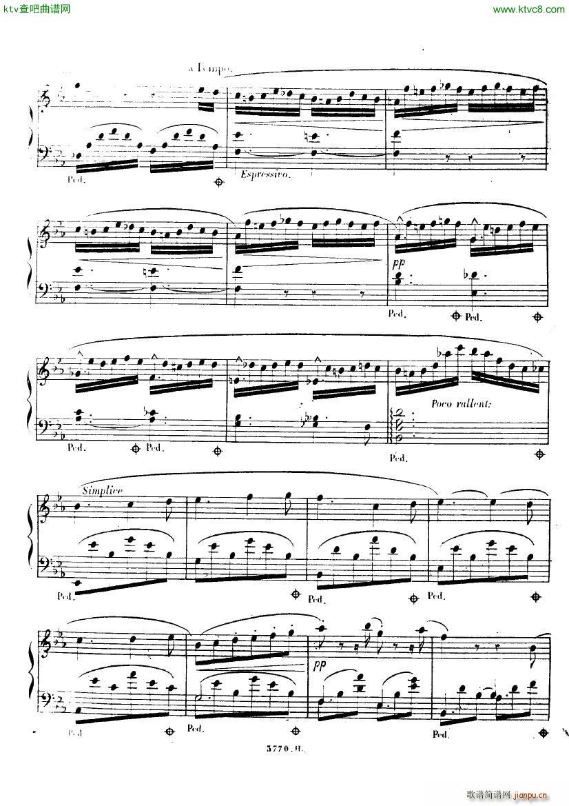 Gutmann Adolf 7e Nocturne(钢琴谱)5