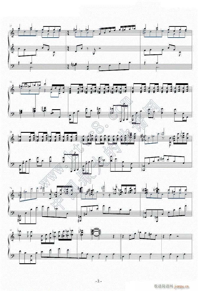 爱丽丝幻想曲2(钢琴谱)1