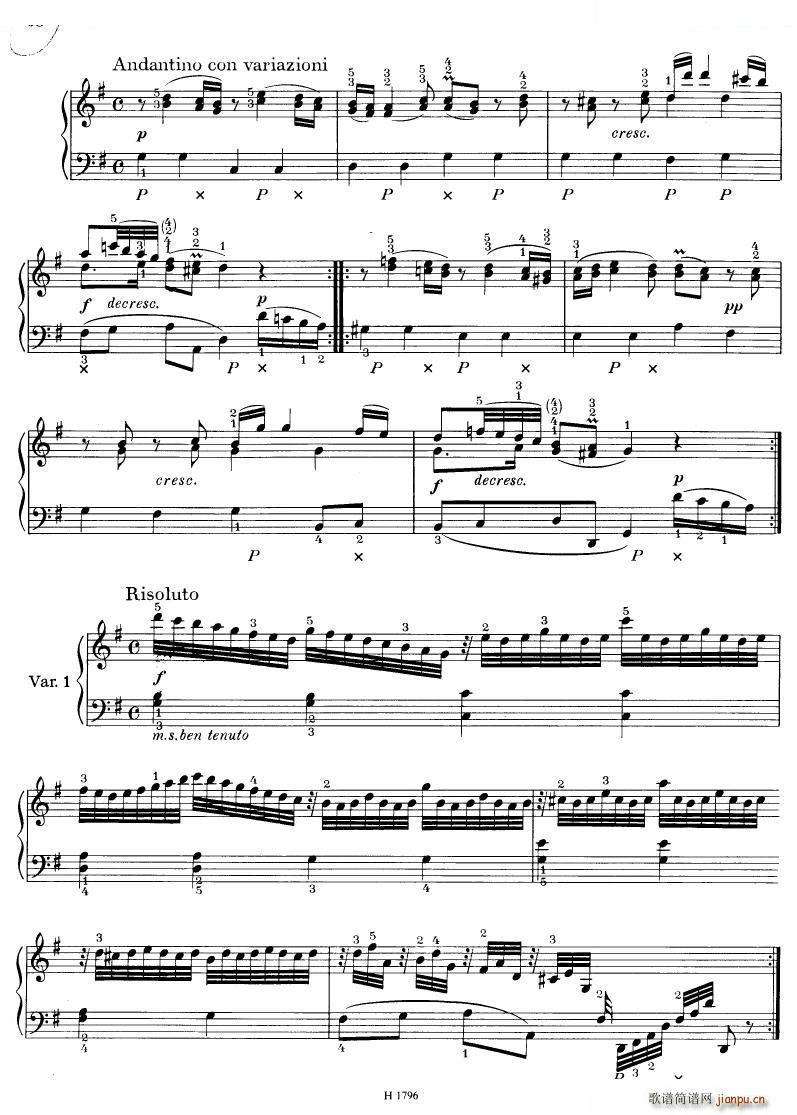 Benda 16 Sonatas 二 16 Sonatas 二(十字及以上)30