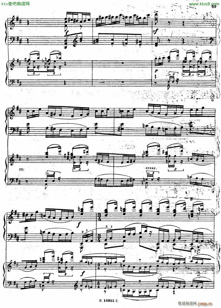 Feinberg op 36 Piano concerto No 2 二(钢琴谱)28