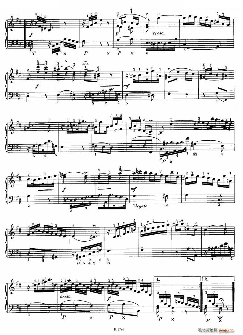 Benda 16 Sonatas 二 16 Sonatas 二(十字及以上)9