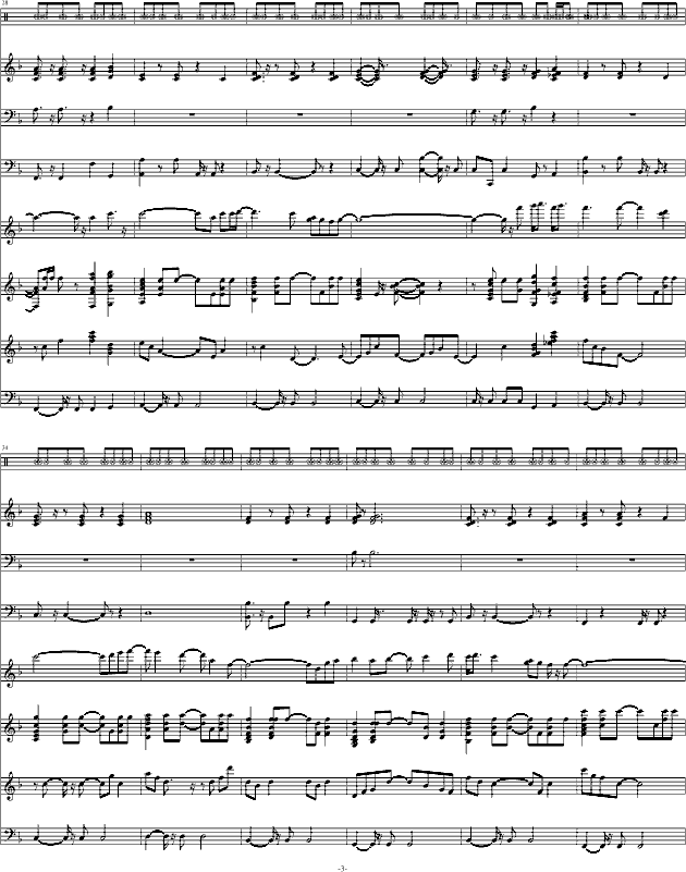 right for her(钢琴谱)3