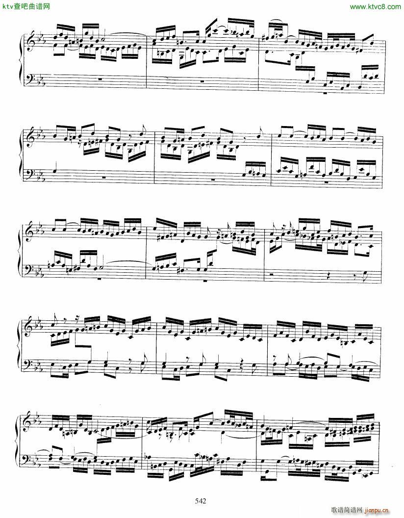 Bach JS BWV 911 Toccata in c(钢琴谱)7