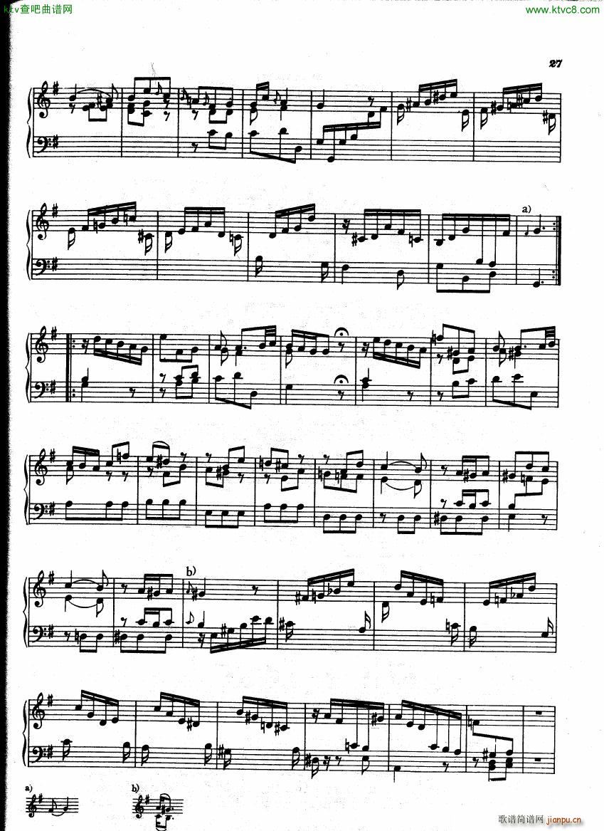 Bach CPE 6 Wurttemberg Sonatas(钢琴谱)24