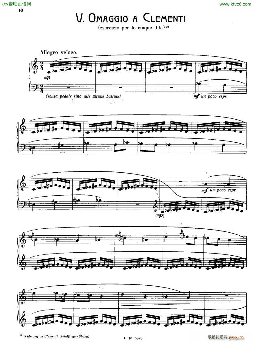 Casella 11 Pezzi Infantili 1920(钢琴谱)9