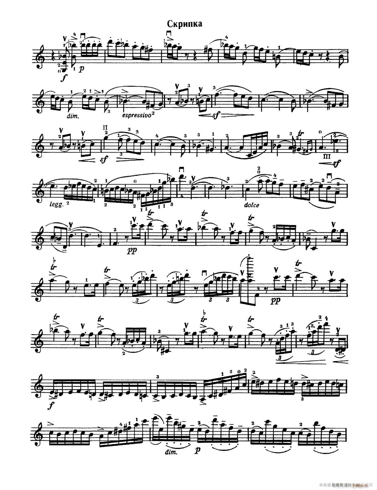 引子与回响(小提琴谱)6