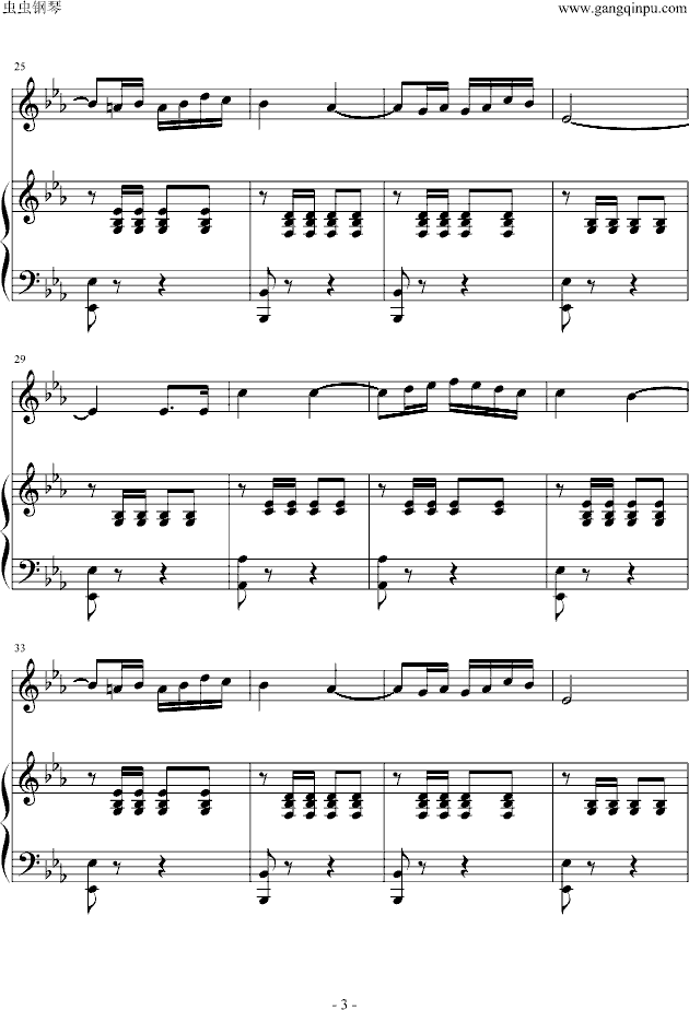 那不勒斯舞曲(钢琴谱)3