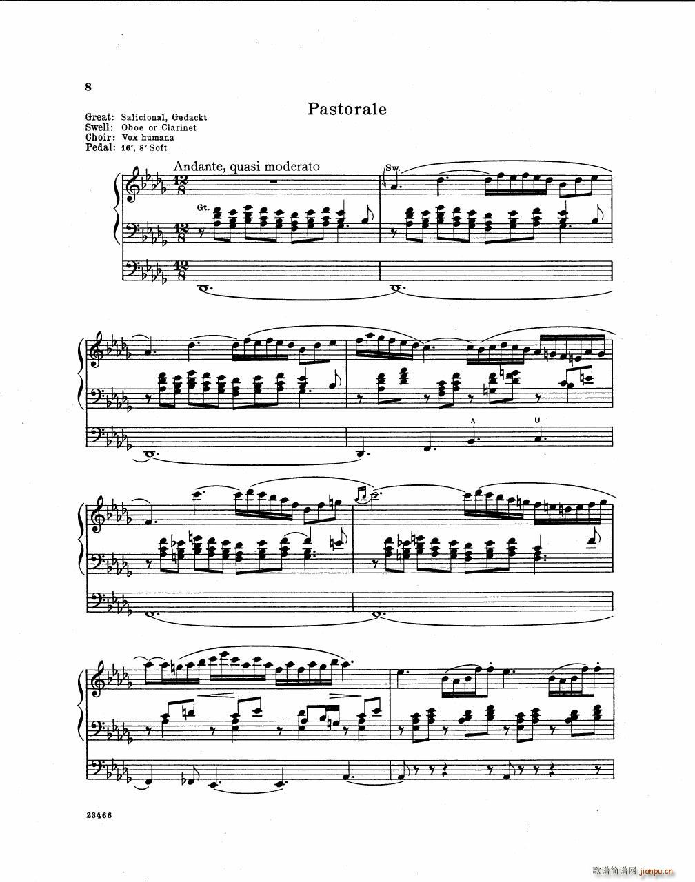 Becker Reme op 41 Sonate 2(钢琴谱)10