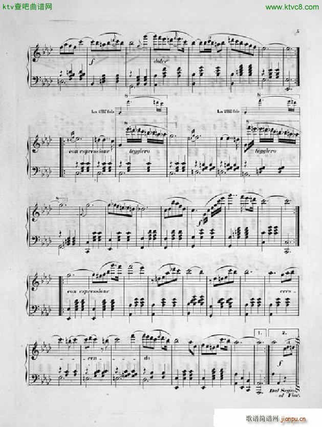 Carreno The Gottschalk Waltz(钢琴谱)5