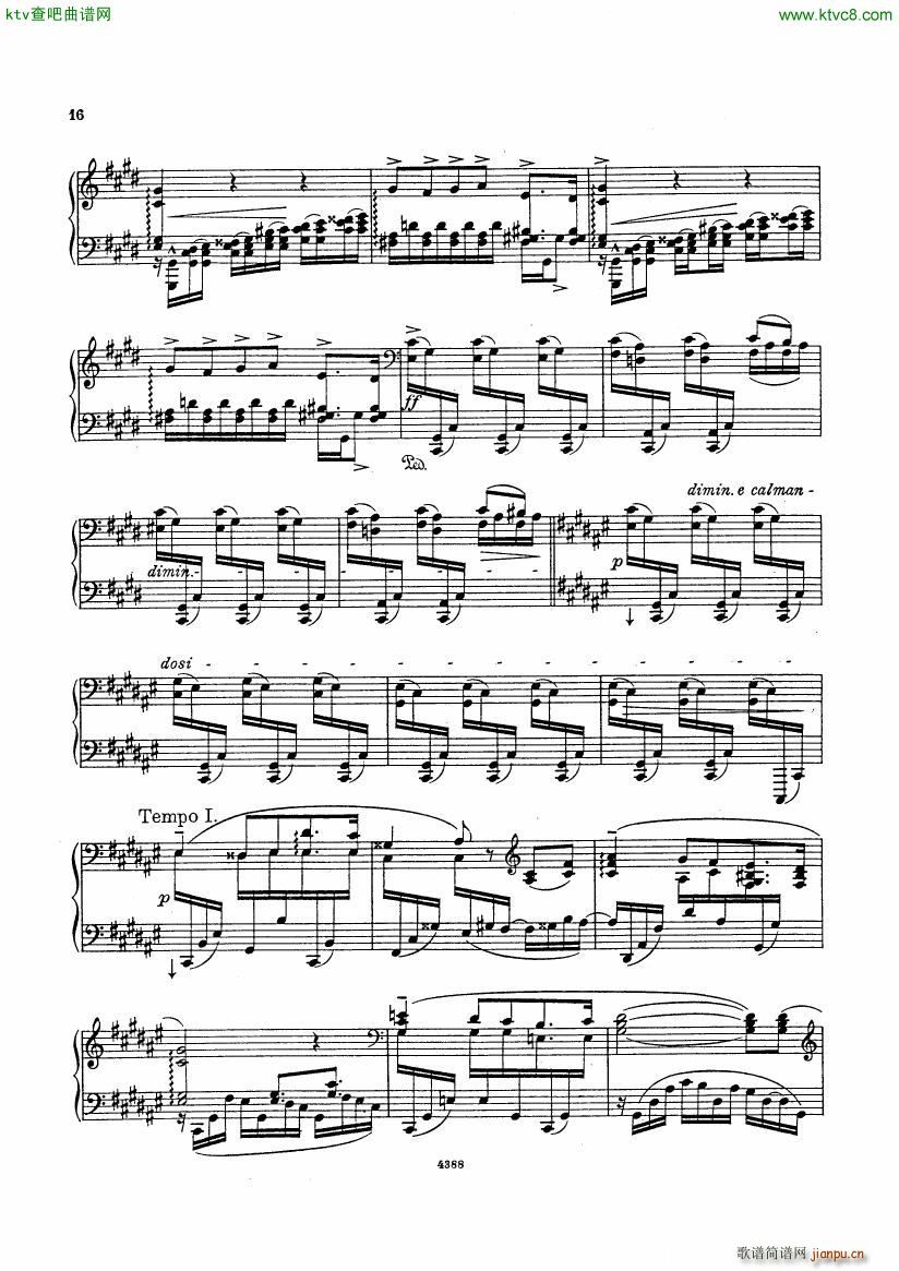 Bortkiewicz Op29 12 Etudes Nouvelles Book 1(钢琴谱)15