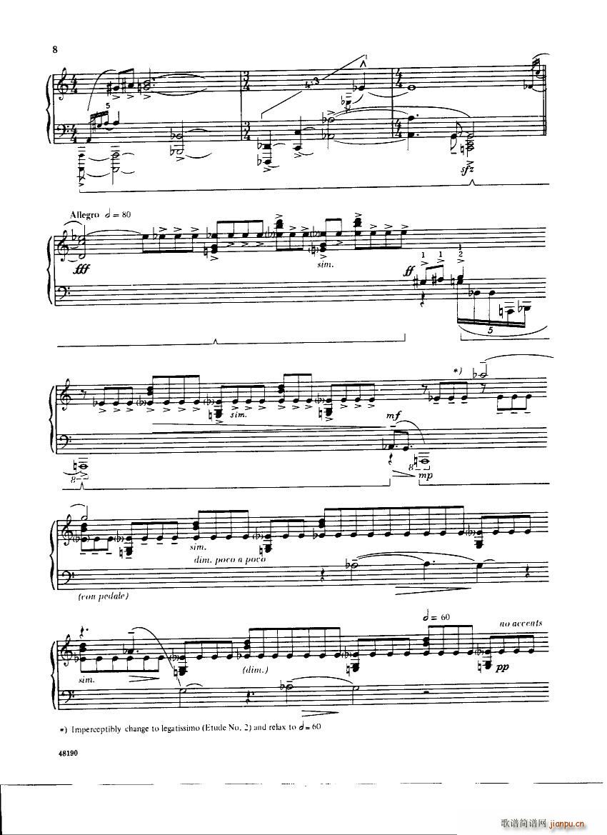 Corigliano Etude Fantasy(钢琴谱)9